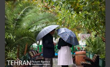 بارش باران پاییزی در تهران 15