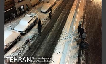 صبح برفی تهران 22