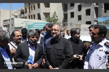 کلنگ‌زنی احداث ۲۴۰ واحد مسکونی آسیب‌دیده از جنگ رمضان 21