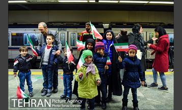 خدمات رسانی مترو تهران در روز ۲۲ بهمن 13