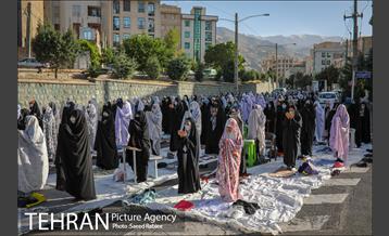 اقامه نماز عید سعید فطر در مسجد بقیه الله اعظم - محله چهاردیواری 25