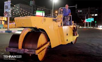 عملیات آسفالت ریزی در منطقه 5 20