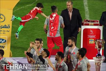 جشن قهرمانی تیم فوتبال پرسپولیس