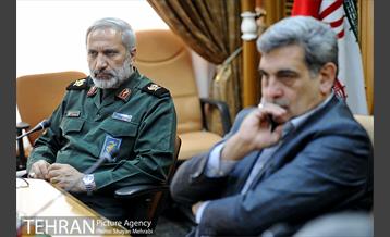 دیدار فرمانده سپاه محمد رسول الله تهران با شهردار تهران 5