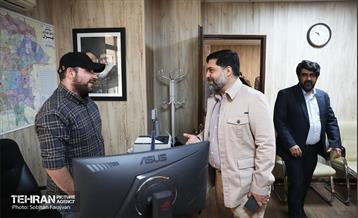 بازدید اعضا شورای شهر از مرکز ارتباطات شهرداری تهران 2