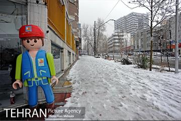 بارش برف زمستانی در تهران 26