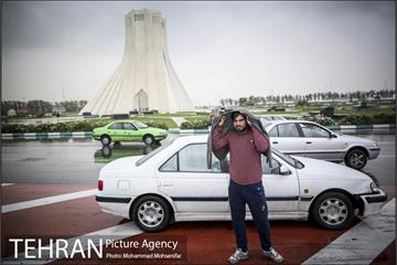 بارش باران پاییزی در تهران 27