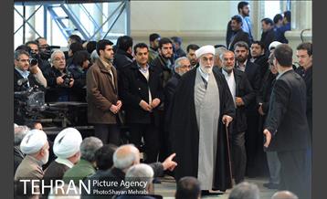 تشییع شهدای آتش نشان در شبستان مصلی 24