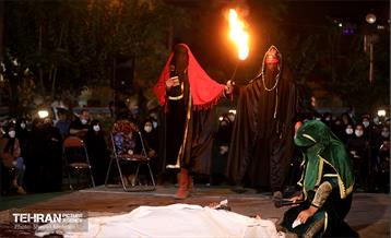 تعزیه خوانی در باغ راه حضرت زهرا(س) 9
