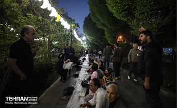 پویش ماه مهربانی و برپایی سفره کریمانه در منطقه 6