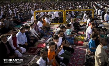 اقامه نماز عید فطر افغانستانی های اهل تسنن مقیم تهران 46