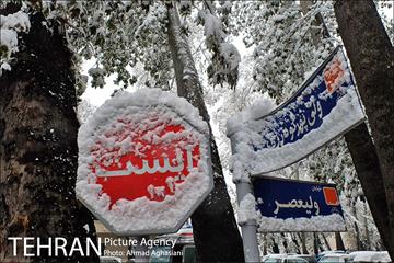 بارش اولین برف پاییزی در تهران 21