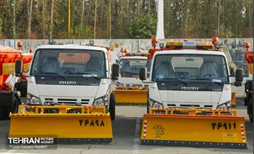 مانور برف روبی شهرداری منطقه 5