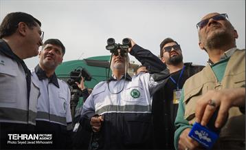 تمرین سراسری زلزله در بوستان ولایت 35