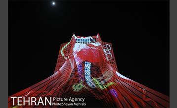 اجرای نورپردازی سه بعدی به مناسبت آغاز هفته سلامت 7