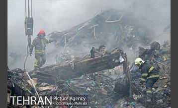 سومین روز عملیات امداد ونجات حادثه پلاسکو -4 3