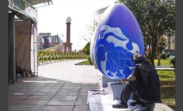 جشنواره تخم مرغ رنگی در فلکه دوم صادقیه 5