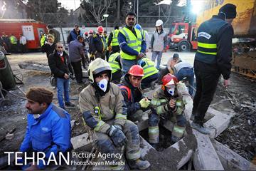 پنجمین روز آواربرداری ساختمان پلاسکو 24