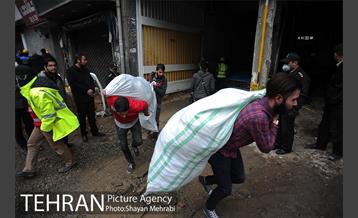 سومین روز عملیات امداد ونجات حادثه پلاسکو -5 17