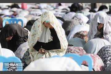 اقامه نماز عید فطر در محله بهرود 11