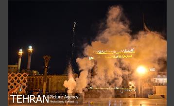 نورافشانی میدان امام حسین(ع) به مناسبت نیمه شعبان‎ 11