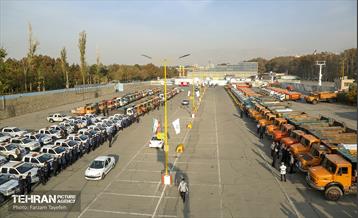 مانور برف روبی شهرداری منطقه 5