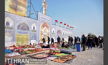 بازدید پیروز حناچی از موکب‌های مسیر نجف تا کربلا 18