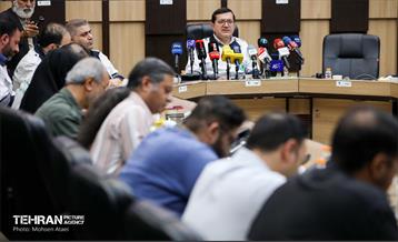 نشست خبری رئیس سازمان پیشگیری و مدیریت بحران شهر تهران 19