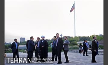 بازدید رئیس سازمان تبلیغات اسلامی از منطقه گردشگرى عباس آباد 26