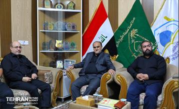 دیدار نماینده شهردار تهران با تولیت های مسجد کوفه و مزار میثم تمار 3