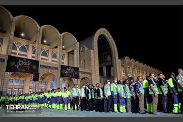 بدرقه خادمان و زائران اربعین 45