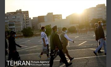 اقامه نماز عید فطر افغانستانی های اهل تسنن مقیم تهران 18