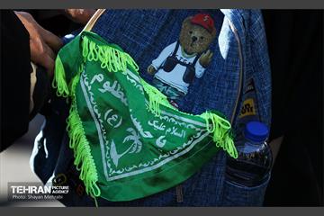 حضور کودکان در مراسم پیاده روی جاماندگان اربعین حسینی(ع) 4