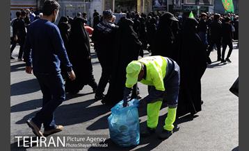 خدمات شهرداری تهران در مراسم پیاده روی جاماندگان حسینی (ع) 3