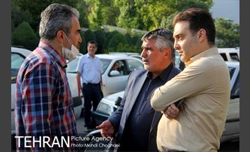 انجام عملیات ترمیم و بازسازی نشست زمین بزرگراه صیاد شیرازی 15