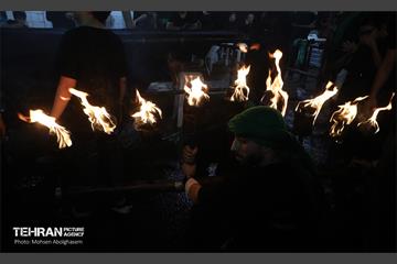 آیین مشعل‌گردانی در دولت آباد تهران 2