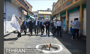 پروژه بهسازی پیاده مداری در منطقه ۲۰