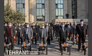 مراسم رونمایی از دیوارنگاره شهید سلیمانی 1