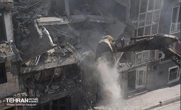 حمله موشکی رژیم صهیونیستی به یک ساختمان در محله شهرآرا 13