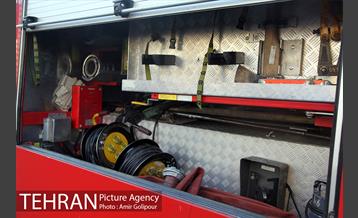 آتش سوزی مجتمع تجاری طوبی 40