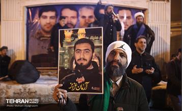 وداع با پیکر مطهر ۵ شهید حمله رژیم صهیونیستی 14