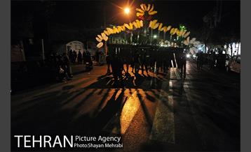 عزاداری شب تاسوعا در خیابان های تهران 12