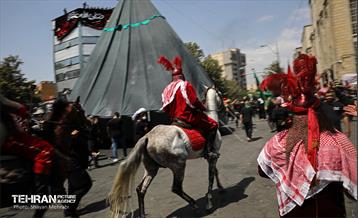 خیمه سوزان ظهر عاشورا در چهار راه گلوبندک  23