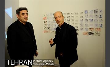 بازدید شهردار تهران از نمایشگاه نقاشی و چیدمان کافه گرافی 5