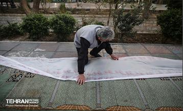 پویش ماه مهربانی و برپایی سفره کریمانه در منطقه 6