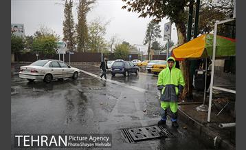 بارش باران پاییزی در تهران- 2
