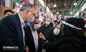 بازدید شهردار تهران از فروشگاه شهروند و میادین میوه تره بار 11