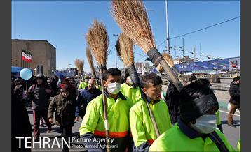 خدمات شهرداری تهران در راهپیمایی ۲۲ بهمن -2 18