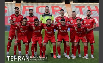 دیدار تیم های فوتبال پرسپولیس و نساجی  1