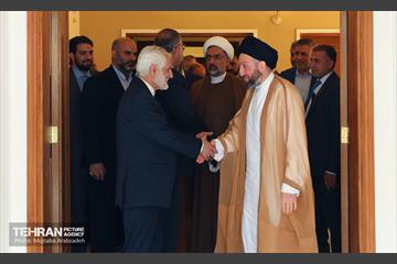 دیدار علیرضا زاکانی با سید عمار حکیم